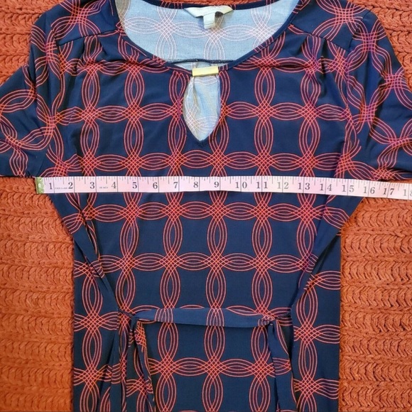 Banana Republic keyhole patterned dress size M - Picture 9 of 11